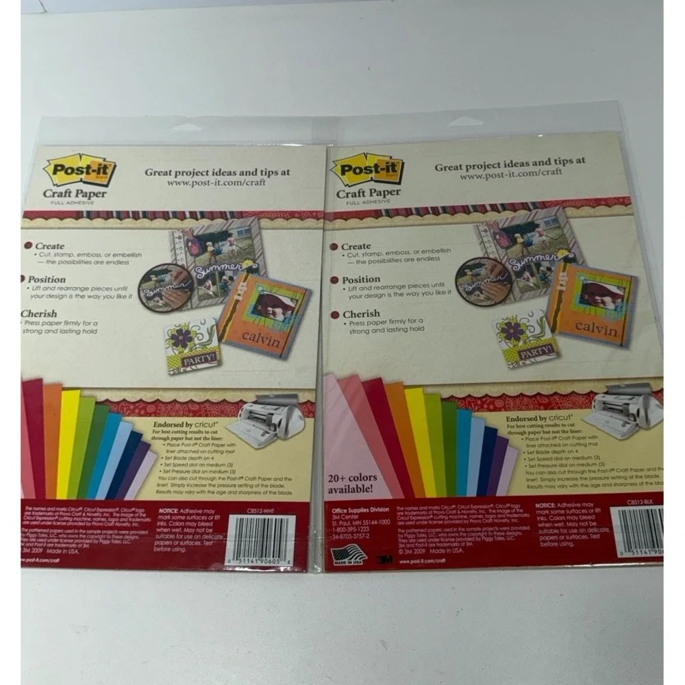 Post It Craft Paper Full Adhesive 8.5